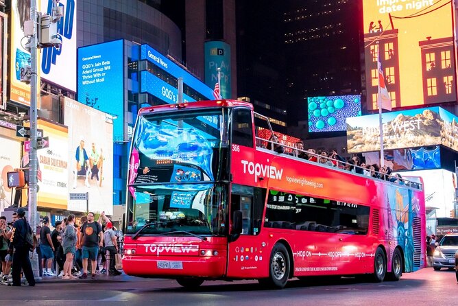 New York Night Tour: Open Top Bus Tour by TopView® - What the 90-minute night route actually gives you