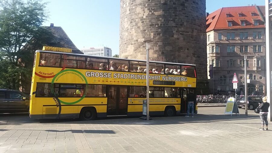 Nuremberg: Hop-On Hop-Off Bus Tour - Justizpalast and the Memorum stop