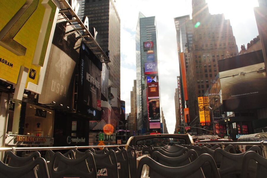 NY: Statue of Liberty, Empire State, and Hop-on Hop-off Tour - Uptown Route: a broader view of Manhattan