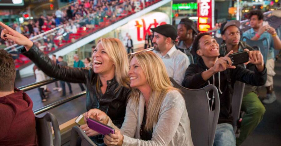 NYC: Sightseeing Night Tour by Open-Top Bus with Live Guide - Is $67 good value for two hours?