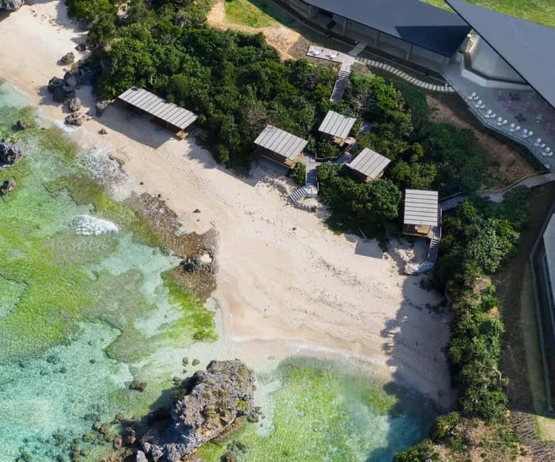 Okinawa: Churaumi Aquarium, Ryukyu Village & Manza Bus Tour - Banta Cafe: a drink with a sea view