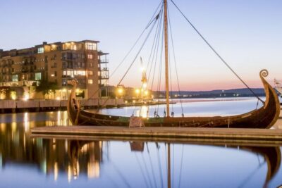 Grand City Sightseeing Tour by Bus with Fjord Cruise