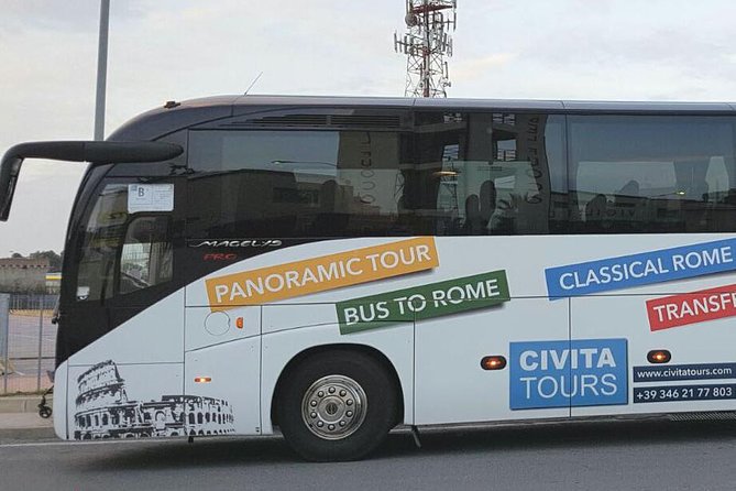 Panoramic Tour of Rome by Bus from Civitavecchia - The coach ride from Civitavecchia