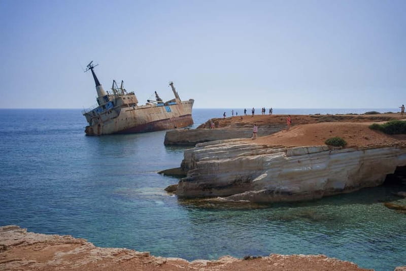 Paphos/Akamas: Blue Lagoon Bus & Boat Tour with Water Slide - Latchi and the boat to the Blue Lagoon