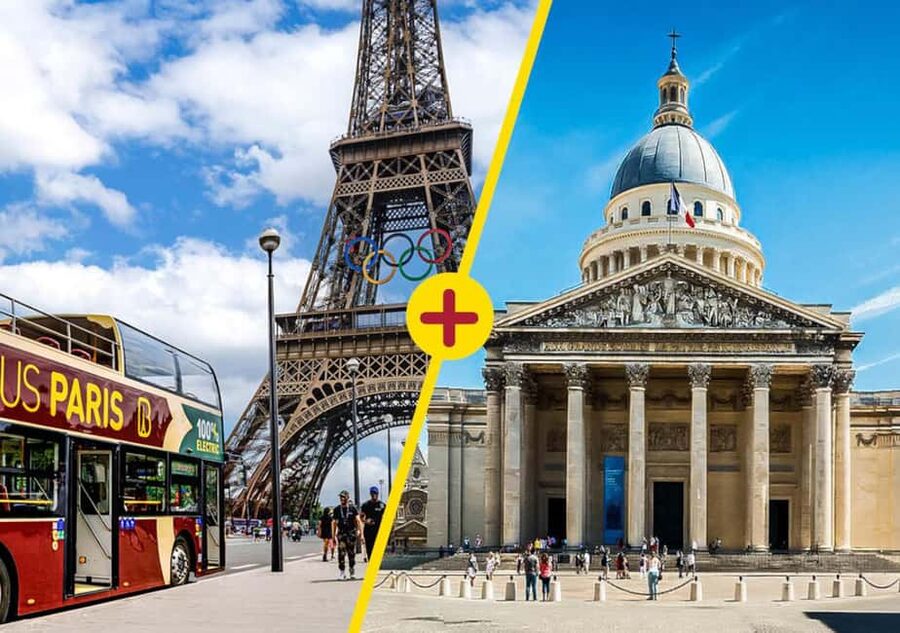 Paris: Big Bus Hop-on Hop-off Tour and Pantheon entrance - Key points at a glance