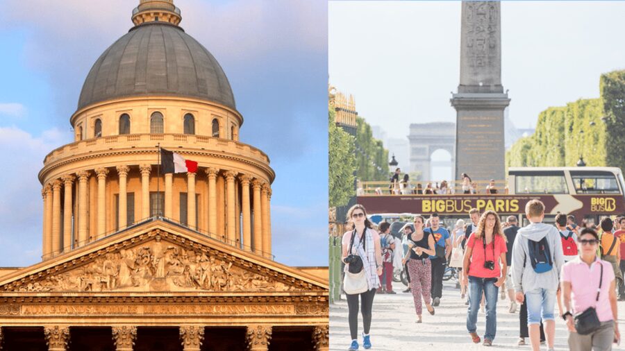 Paris: Big Bus Hop-on Hop-off Tour and Pantheon entrance - A practical way to use your one-day pass