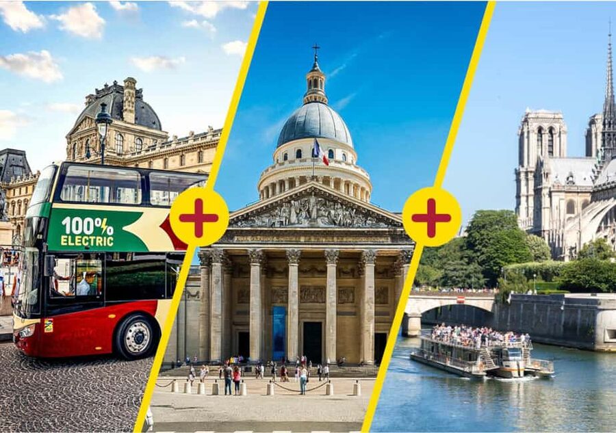 Paris: Big Bus Hop-on Hop-off Tour and Pantheon entrance - Notre-Dame Stop 3 and the walk to the Pantheon