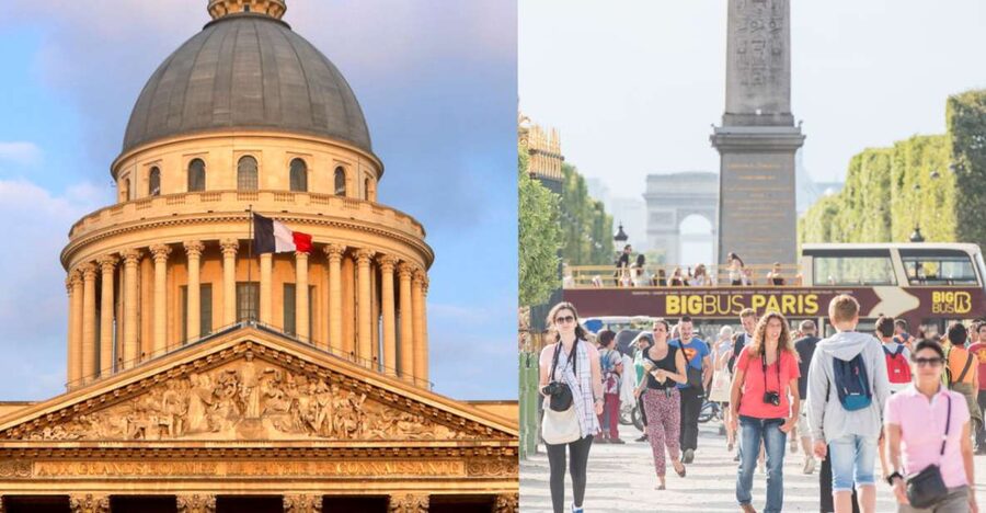 Paris: Big Bus Hop-on Hop-off Tour and Pantheon entrance - The upper deck gives you the best first look
