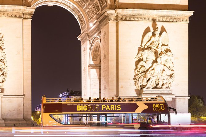 Paris Big Bus Open Top Panoramic Night Tour - Notre-Dame, Invalides, and the grand monuments