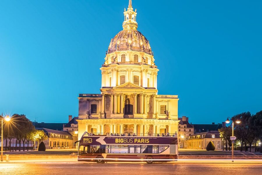 Paris: Big Bus Panoramic Night Tour by Open-Top Bus - What the open-top bus is like in real conditions