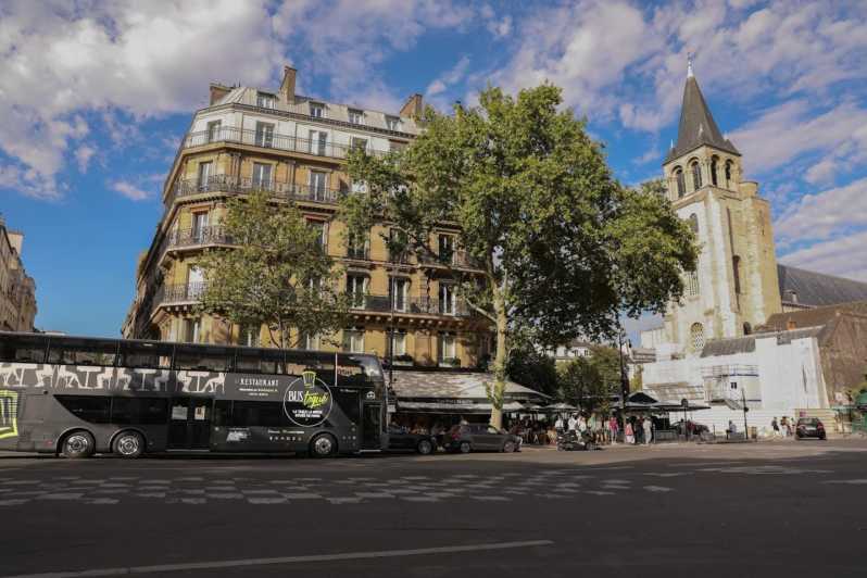 Paris Bus Toqué St Germain 3-Course Dinner w/ Champagne - Key points to know before booking