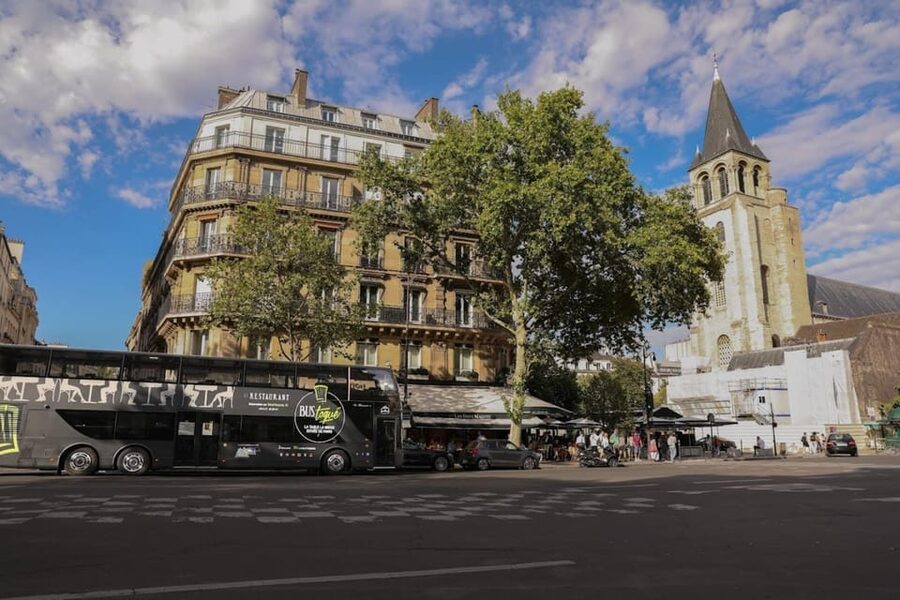 Paris Bus Toqué St Germain 3-Course Dinner w/ Champagne - Starting at the Eiffel Tower