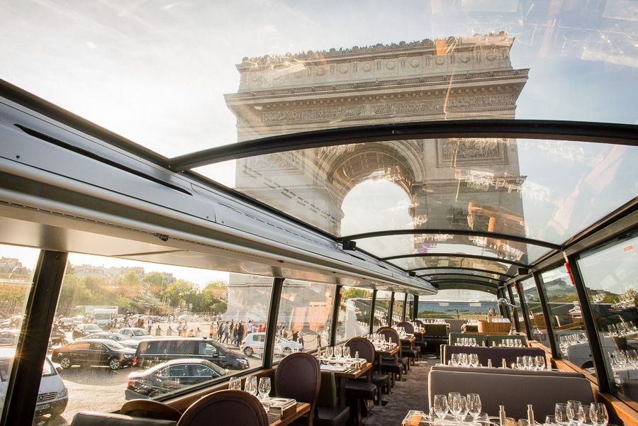 Paris: Bustronome Gourmet Lunch Tour on a Glass-Roof Bus - The real price: $66, before drinks
