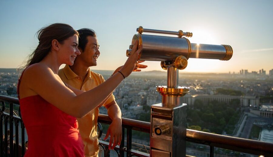 Paris: Eiffel Tower Tickets and City Bus Tour - From Opera Garnier to Concorde Square
