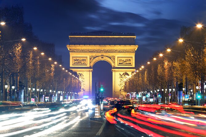 Paris Lights Evening Bus Tour with Eiffel Tower Summit Option - Audio commentary, guides, and group size