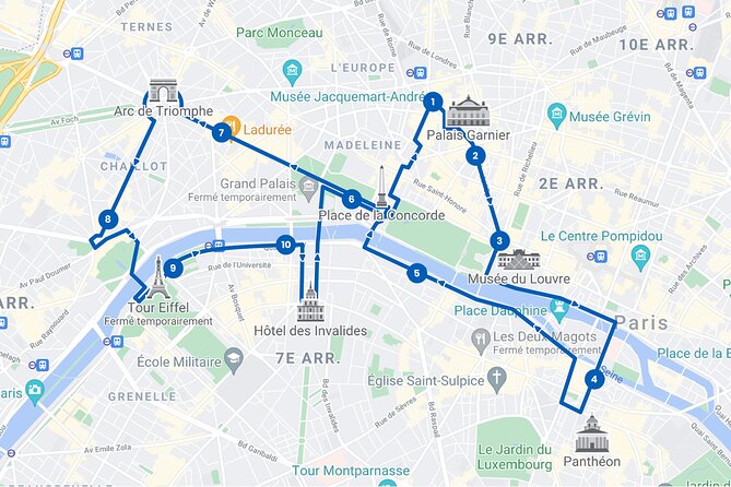 Paris Tootbus Hop-On Hop-Off Bus Tour (Optional Cruise) - Trocadéro and the Eiffel Tower
