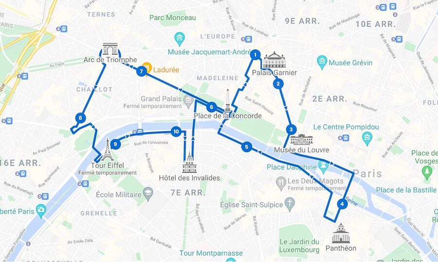 Paris: Tootbus Hop-on Hop-off (Optional River Cruise) - The audio guide and the Tootbus app