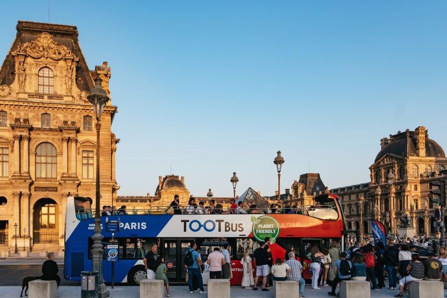 Paris: Tootbus Panoramic by Night Bus Tour with Audioguide - The audio guide, app, and onboard comfort