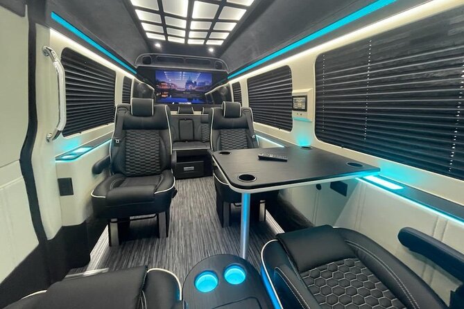 Party Bus Luxury Sprinter Limos - A three-hour route shaped around your group