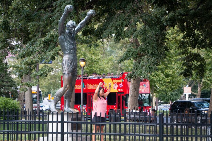 Philadelphia: Double-Decker Hop-on Hop-off Sightseeing Tour - The Rocky Steps and Fairmount sights