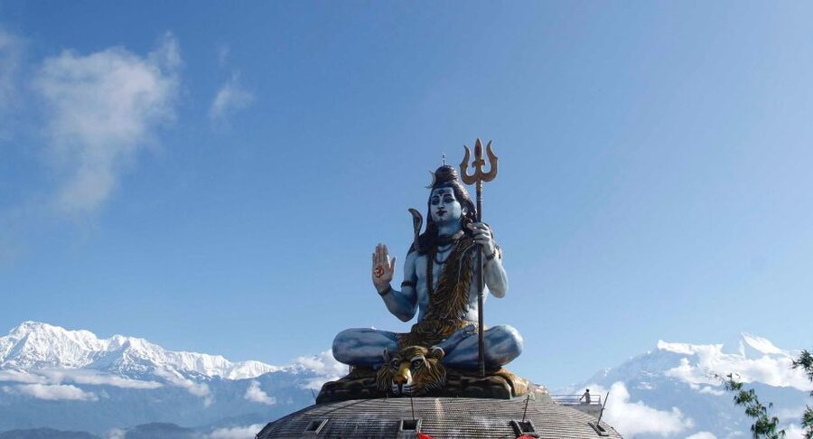 Pokhara: Visit Best Seven Tourist Destination by Sharing Bus - Pumdikot Shiva Statue and the first 200 steps