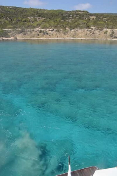 Polis: Blue Lagoon Boat Tour with bus from Paphos