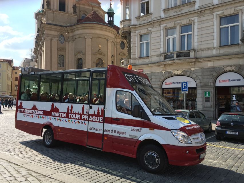 Prague City: 1-Hour Orientation Tour by Bus - Finding the yellow kiosk beside Old Town Square
