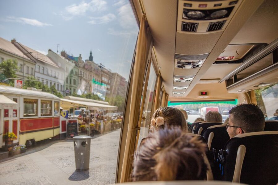 Prague: Guided Bus & Walking Tour with River Cruise & Lunch - A broad first look at Prague by bus