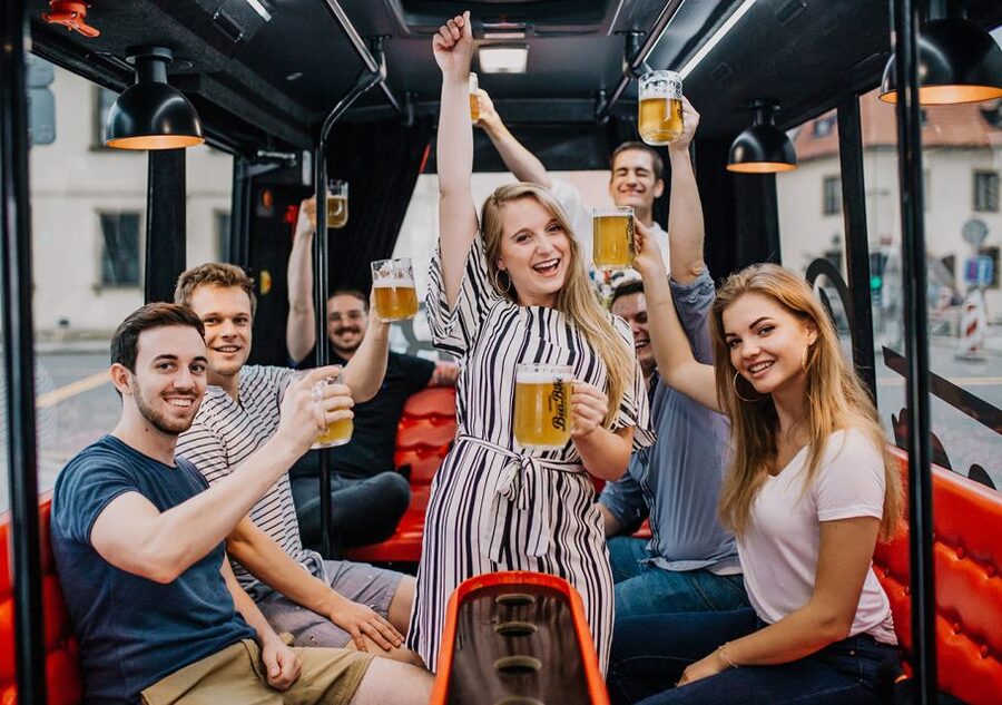 Prague: Party Beer Bus - Key points at a glance