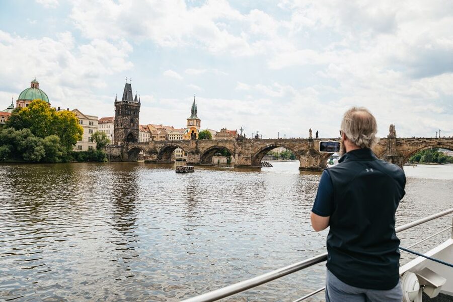 Prague: Vltava River Lunch Cruise in an Open-Top Glass Boat - Why Prague’s riverfront is best seen from the Vltava