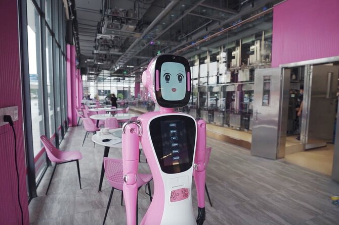 Private Guangzhou High-Tech Tour AI Robot Auto Drive Bus and More - What the private format adds