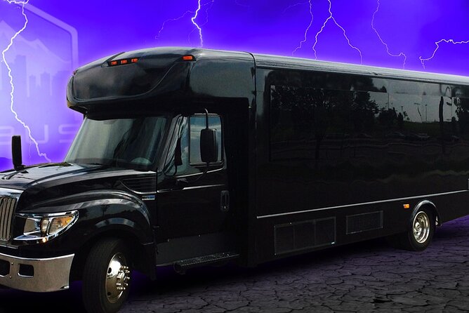 Private Party Bus Up to 30 People Vegas Nightclub Tour - The party bus between Mandalay Bay and The Venetian