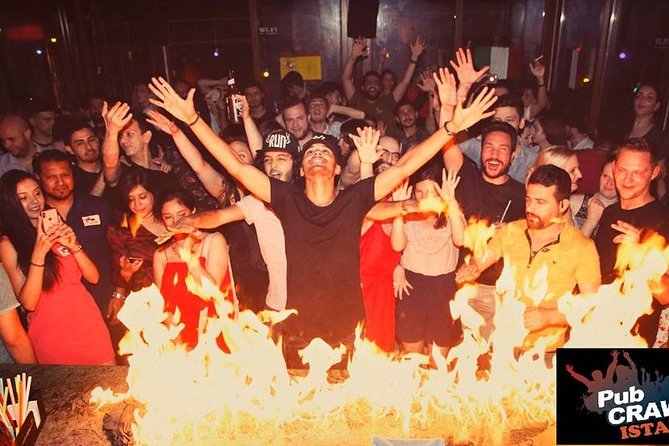Pub Crawl Istanbul / Rooftop Clubs & Party Bus - Through Asmalı Mescit and the Taksim nightlife district