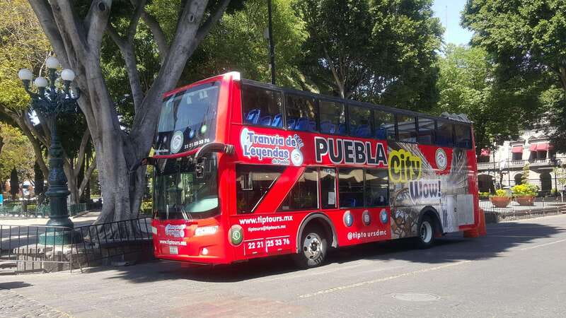 Puebla Sightseeing Tour by Double-Decker Tram - The Cathedral and City Hall set the tone