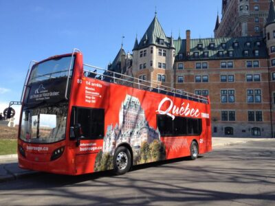 Quebec City: Hop-on Hop-off Open-Top Double Decker Bus Tour
