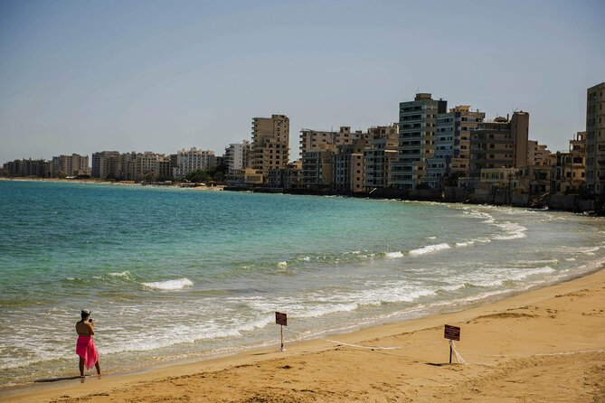 Red Bus Varosha experience in English from Ayia Napa, Protaras - Walking through the open section of Varosha