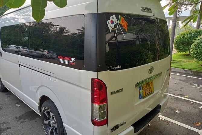 Rent Van (Mini Bus) with Driver in Sri Lanka - Booking, pickup, and cancellation details