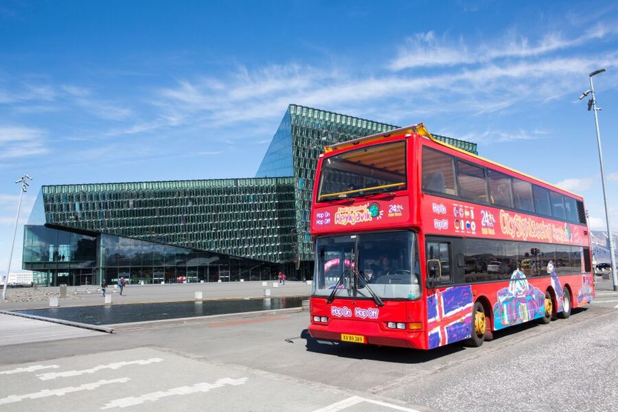 Reykjavik: City Sightseeing Hop-On Hop-Off Bus Tour - Start at Harpa and see Reykjavik’s harbor