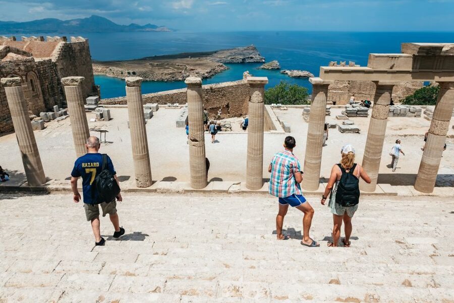Rhodes: Guided Bus Tour to Lindos Village & Seven Springs - Lindos for 3.5 hours: choose your own version of the day