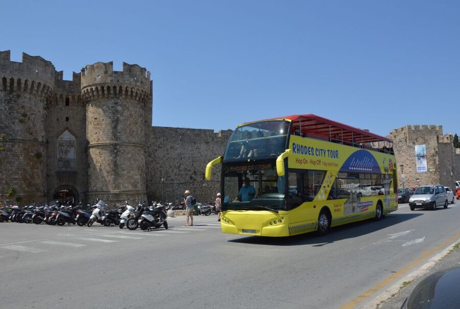 Rhodes: Hop-On Hop-Off City Tour Bus - Timing, route changes, and access