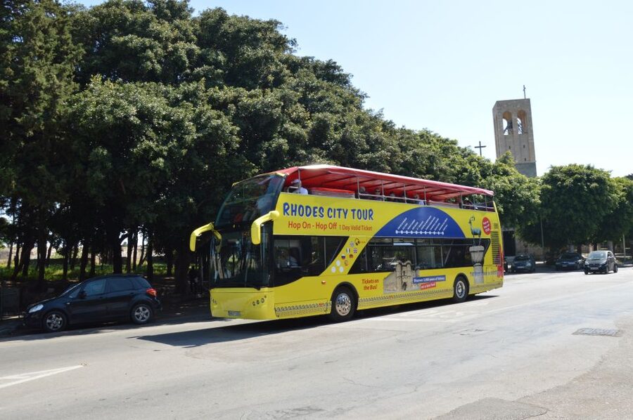 Rhodes: Hop-On Hop-Off City Tour Bus - New Marina and the modern side of Rhodes