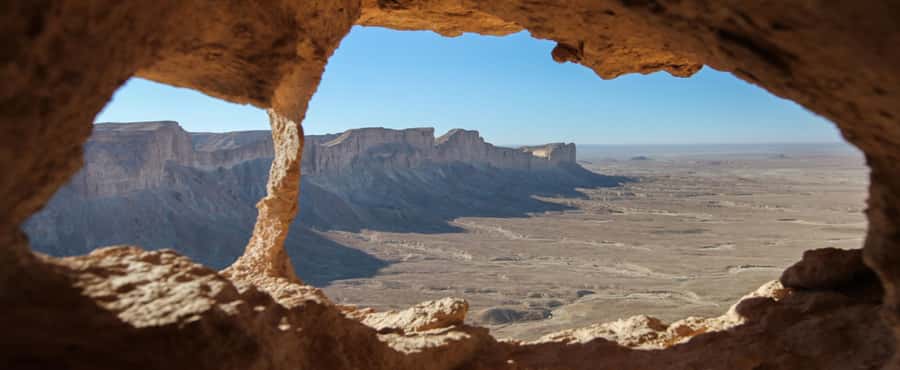Riyadh Edge of The World and Bat Cave Visit by Bus - Following an old camel trail