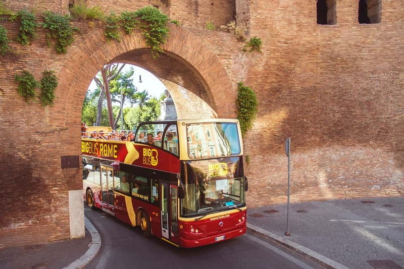 Rome: Big Bus Hop-on, Hop-off Open-Top Sightseeing Tour - Audio commentary, Wi-Fi, and the walking tours