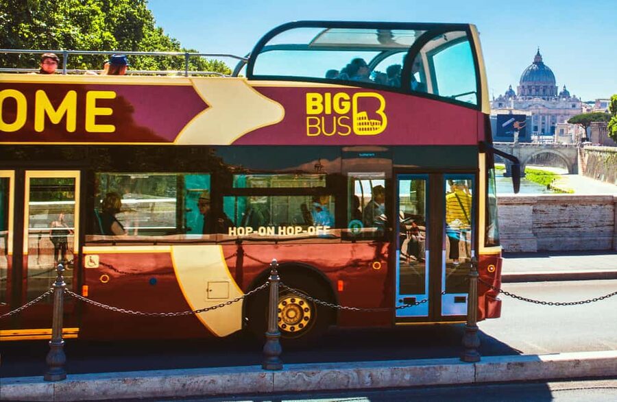 Rome: BigBus&RomeBoat Hop-On Hop-Off Bus and Boat Combo - Ancient Rome from the road