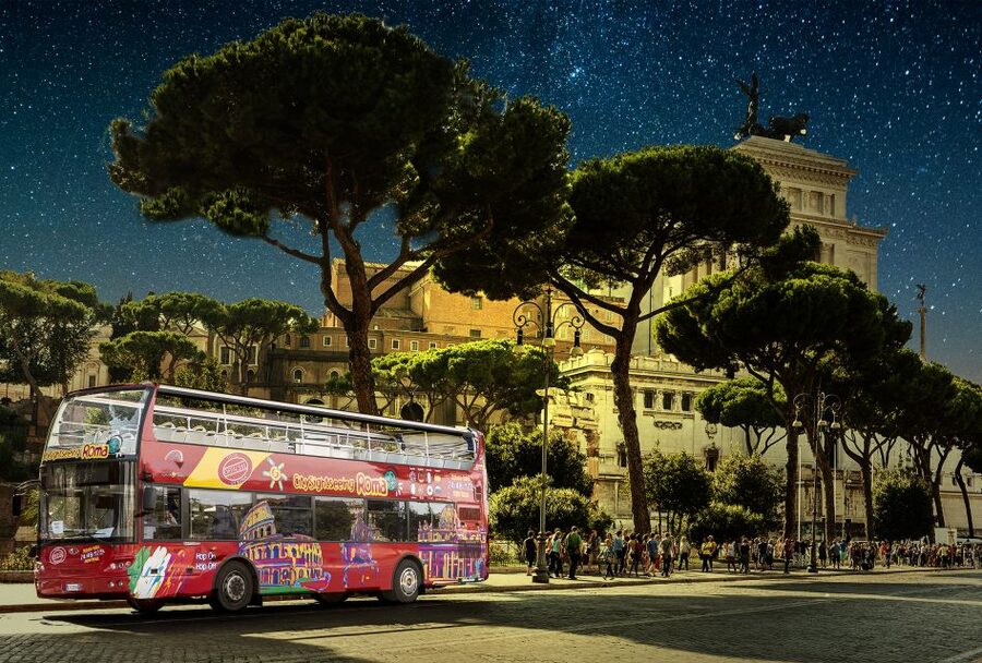 Rome: City Highlights Open-Top Bus Night Tour - Santa Maria Maggiore Begins the Roman Story