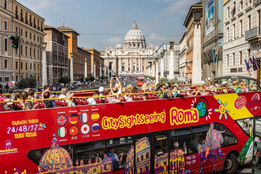 Rome: City Sightseeing Hop-on Hop-off Bus with Audioguide - Choosing between one loop and 1 to 3 days
