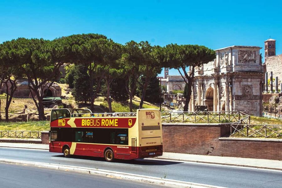 Rome: Colosseum, Roman Forum, Palatine Hill & Hop-on Hop-off - The four self-guided walking routes