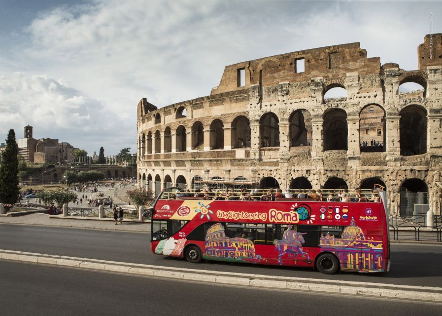 Rome: Hop-On Hop-Off Bus, Roman Forum & Colosseum Tour - What this Rome combination tour really gives you
