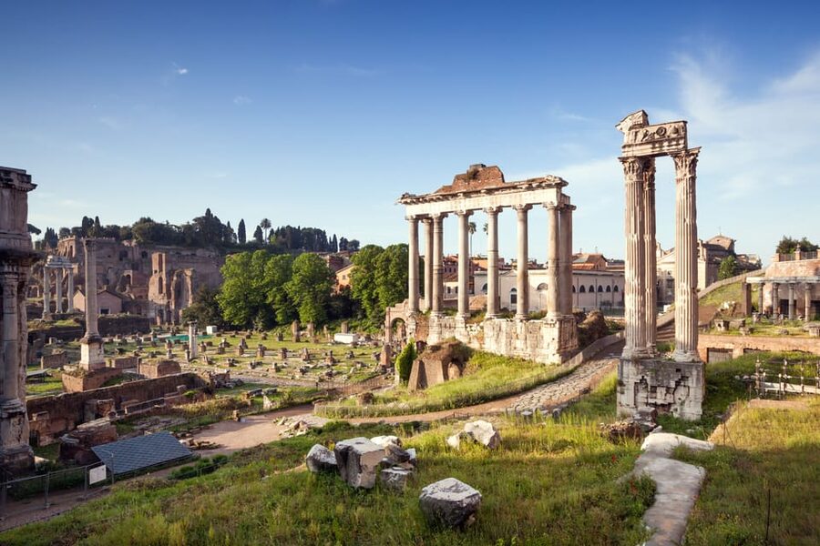 Rome: Hop-on Hop-off Bus Tour and Colosseum Experience - Riding the open-top route through modern Rome