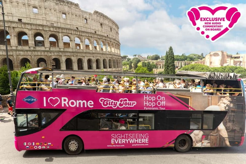 Rome: Hop-on Hop-off Sightseeing Bus Tour with Audioguide - A practical first circuit through Rome